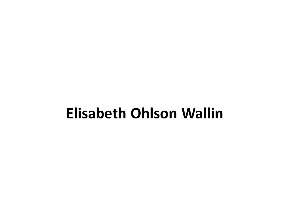 Elisabeth Ohlson Wallin