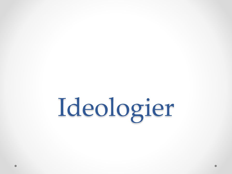 Ideologier