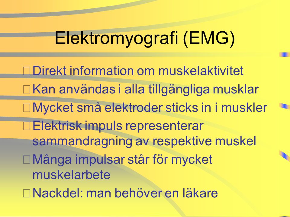 Elektromyografi (EMG)