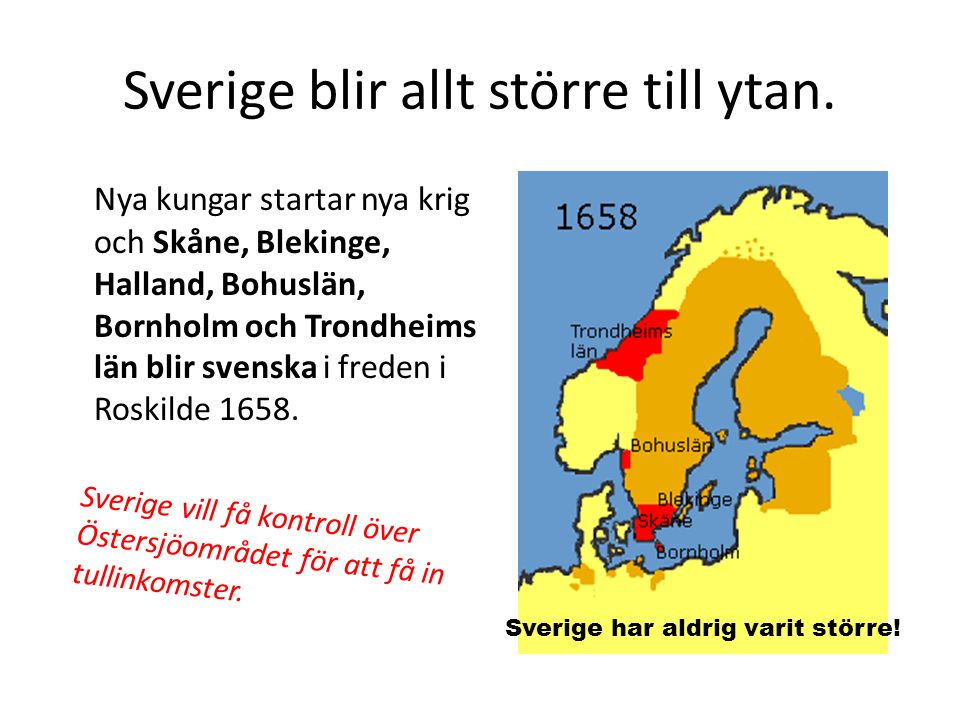 Sverige blir allt större till ytan.