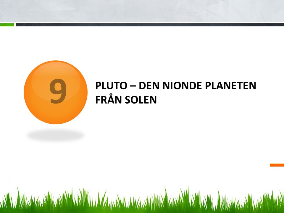 Pluto – Den nionde planeten från solen