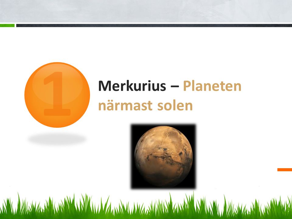 Merkurius – Planeten närmast solen