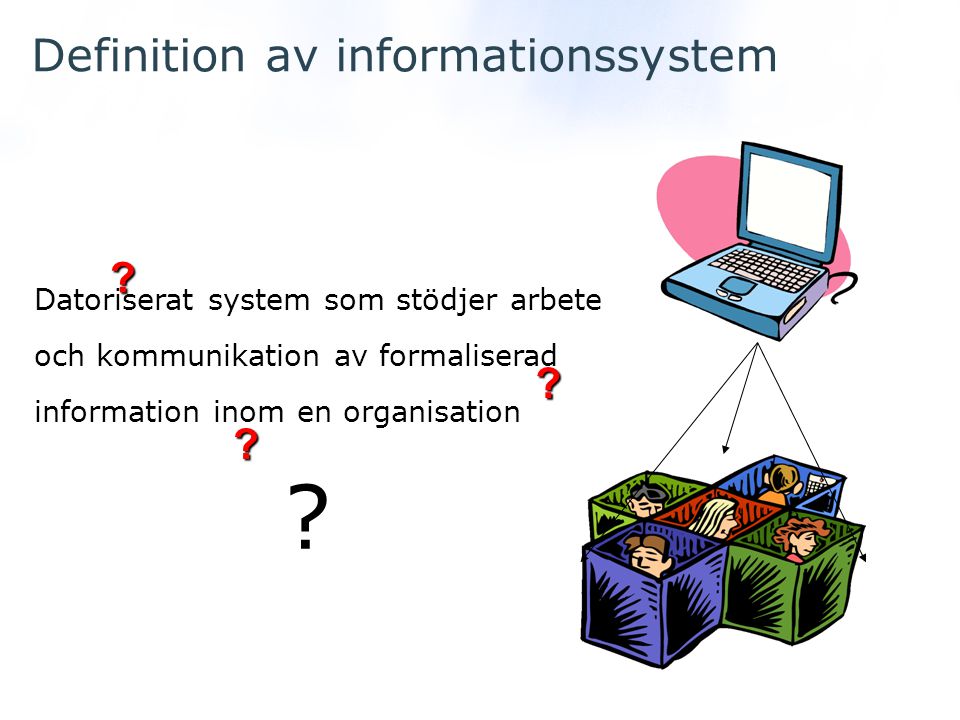 Definition av informationssystem