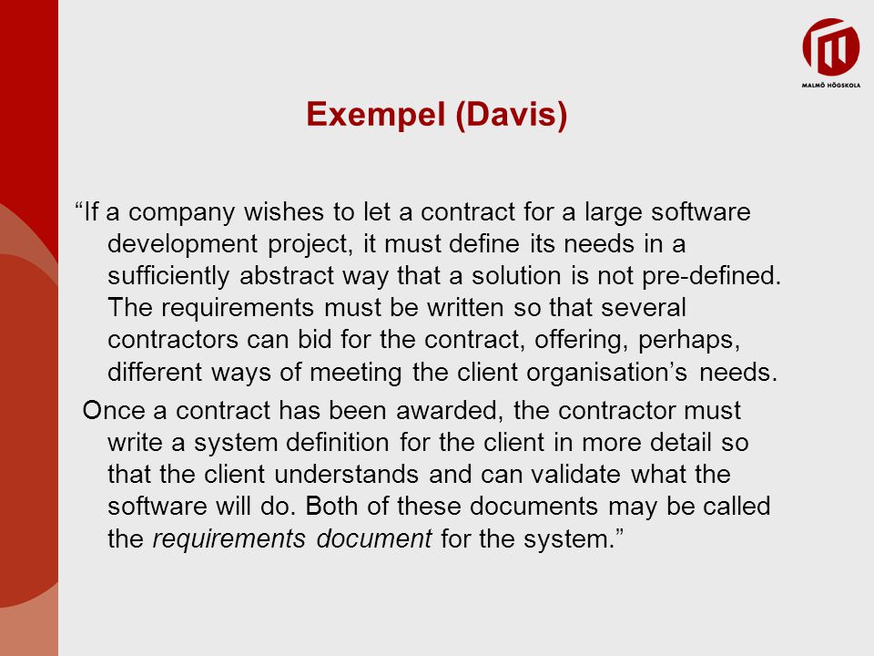 Exempel (Davis)