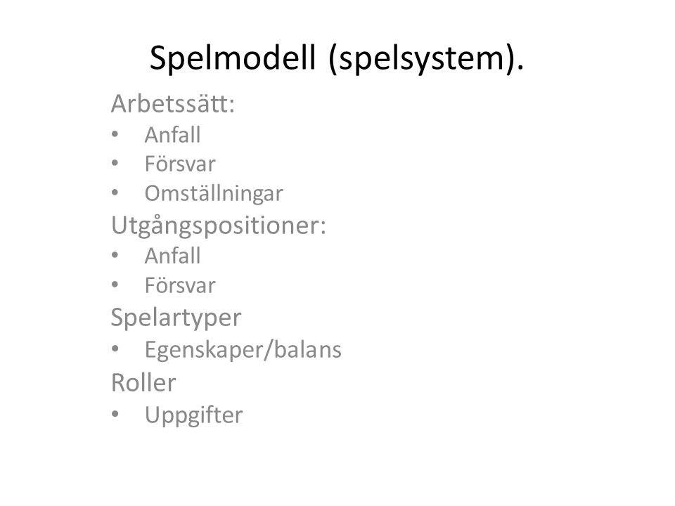Spelmodell (spelsystem).