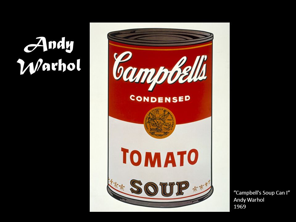 Andy Warhol Campbell s Soup Can I Andy Warhol 1969
