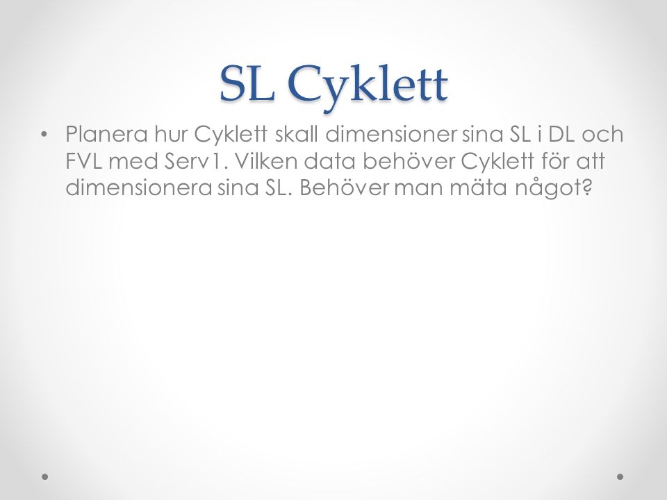 SL Cyklett